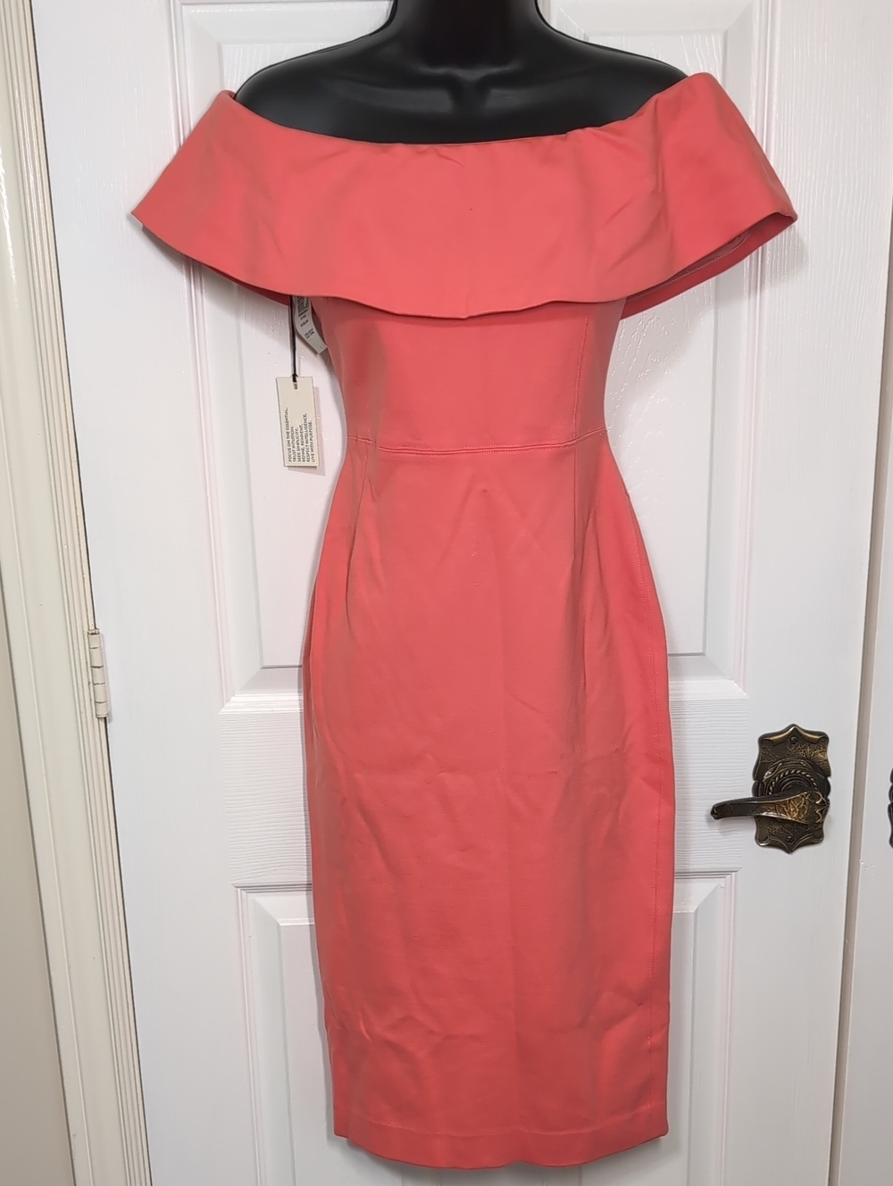 Babaton Ruslan Coral Peach Dress Size 0 NEW